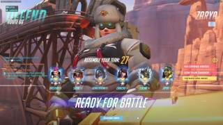 Overwatch Season 3 - Zarya Gameplay on Route 66 | Master