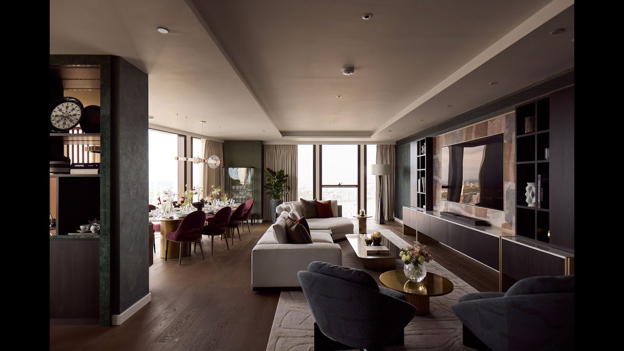 Inside a luxury flat at Thames City, Nine Elms, London - Show Apartment N8 4002