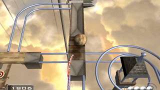 A noob playing Ballance level 5 Highscore 4845