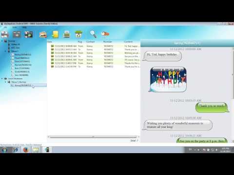 Android 4.4 KitKat SMS MMS Transfer