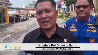Tanggapan Direskrimsus Polda Kep. Babel usai berdiskusi dengan masa aksi