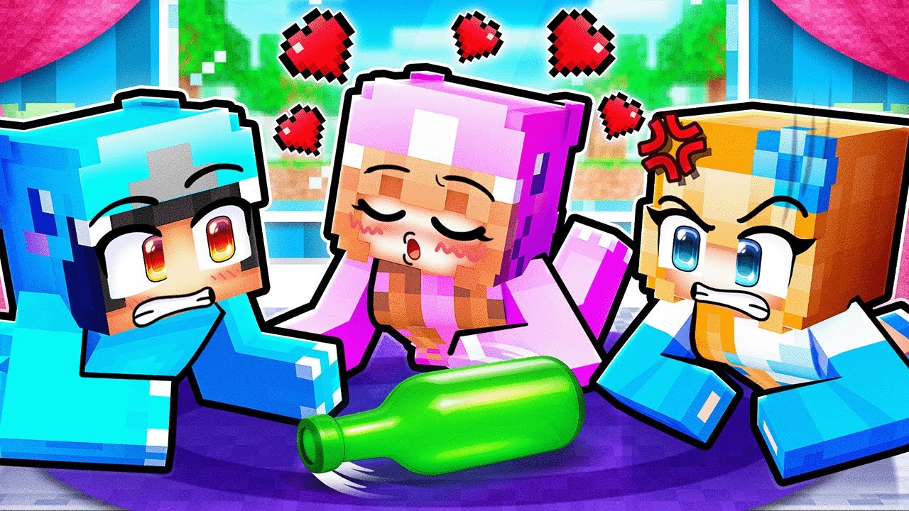 Minecraft but it's DRAMA SPIN THE BOTTLE!