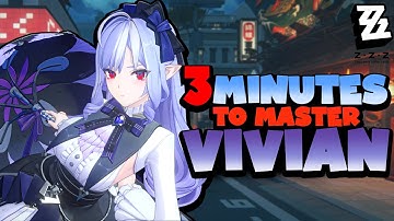 3 MINUTE VIVIAN GUIDE! All You Need to Know! Teams, Discs, Tricks, Techs | Zenless Zone Zero |