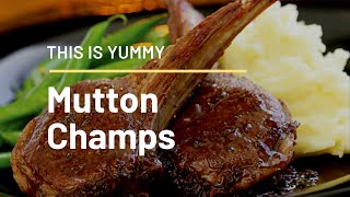 Mutton Champ With Butter Sauce // Pakistani  مکھن مٹن چانپ