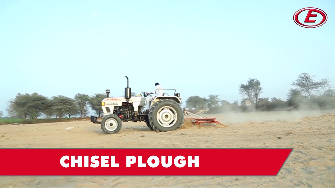 Eicher Tractor Demo with Chisel Plough  Farm Ploughing