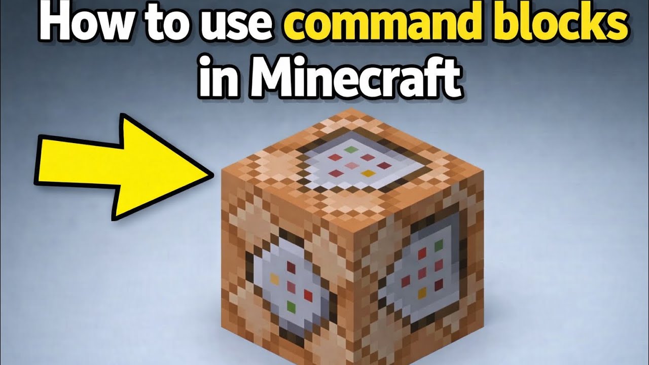 How to use command blocks in Minecraft (EASY) - YouTube