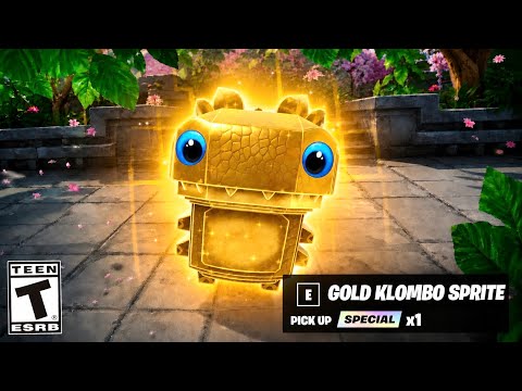The GOLD KLOMBO SPRITE Challenge In Fortnite