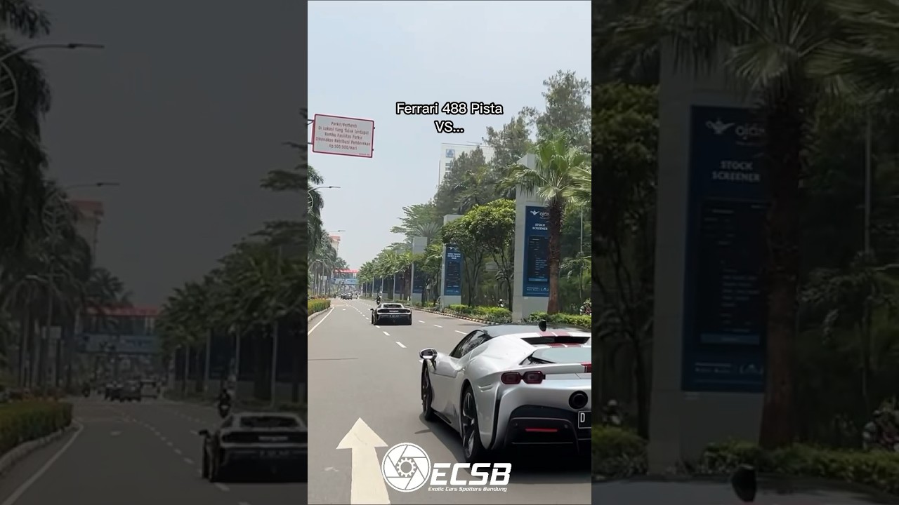 MESIN V8 TURBO VS HYBRID? (Ferrari 488 PISTA SF90 Indonesia) 