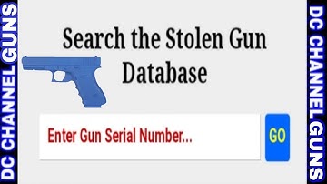 Free Stolen Firearm Search Information | GUNS