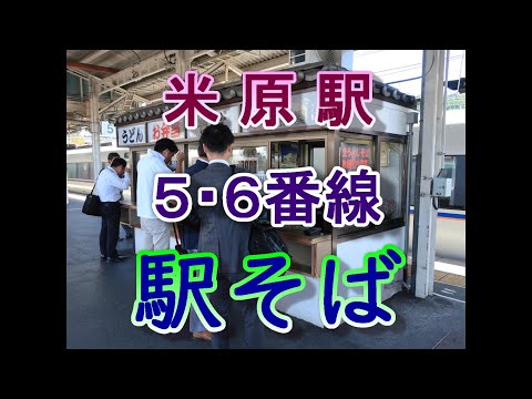 【全国の駅麺】米原駅 5・6番線 駅そば