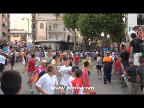 Fiestas de Dénia 2011: Primera "entrà de bous"