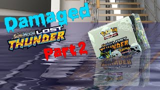 Opening a Water Damaged Pokemon Lost Thunder Booster Box
