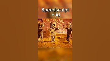 Another #MadeInDreams speedsculpt, infused with AI. this time with Kaiber ai. #ai #art #3d