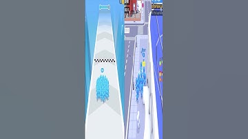 Canvas Run vs Crowd City Speedrun All Levels Gameplay shorts