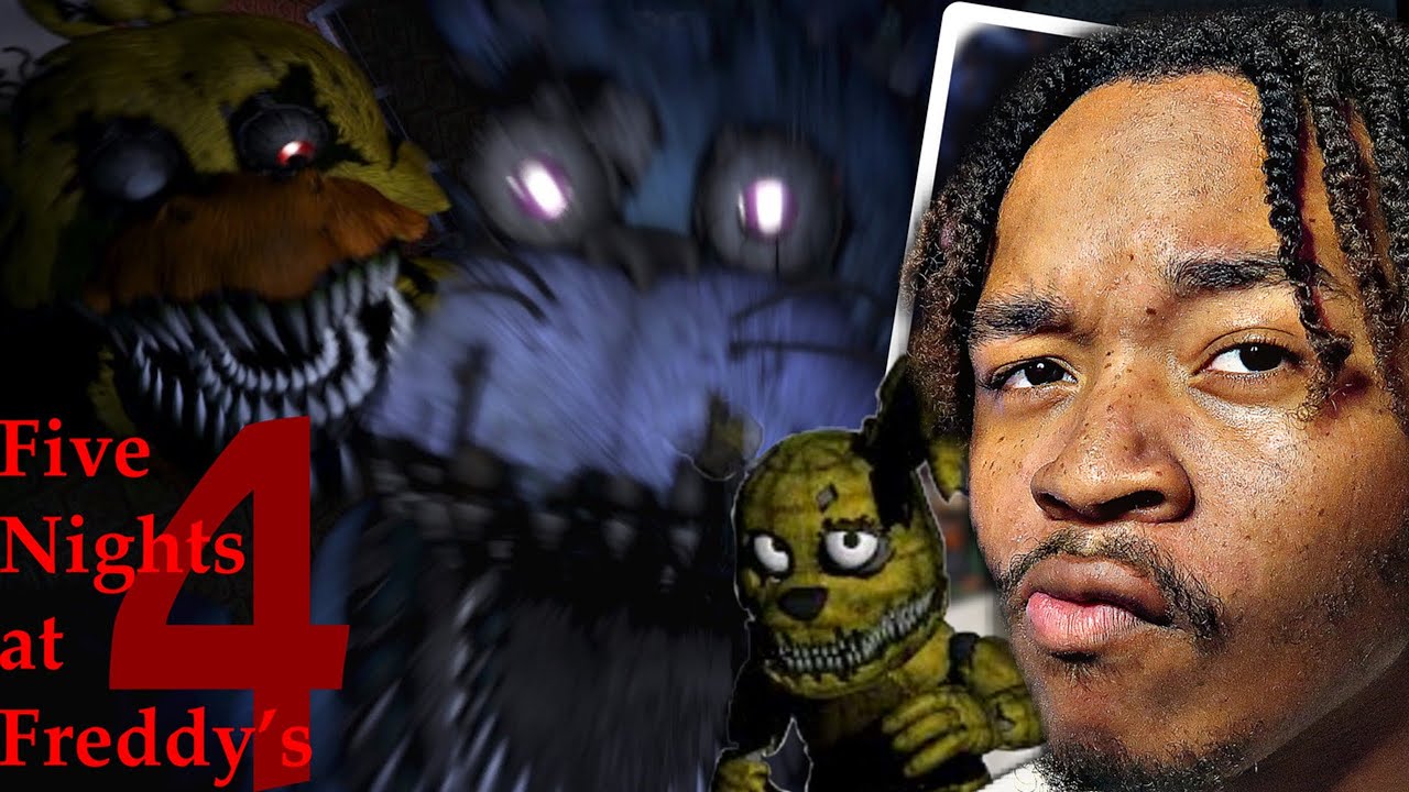 PLAYING THE SCARIEST FNAF GAME!! | Five Nights at Freddy's 4 - Part 1 ...