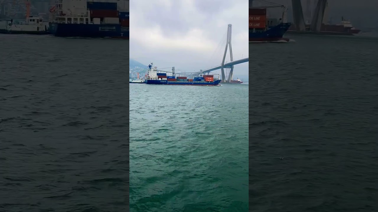 Ships in Busan Port 