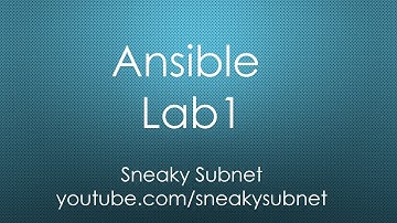 Ansible Lab#1 Cisco IOS