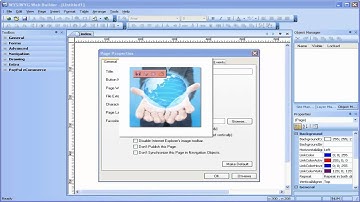 WYSIWYG Web Builder Свойства страницы