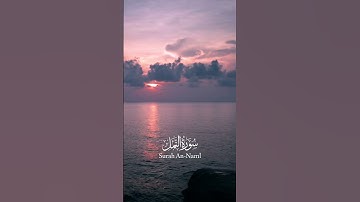 #سورة_النمل #القارئ_محمود_فوزي #القرءان_الكريم #القارئ