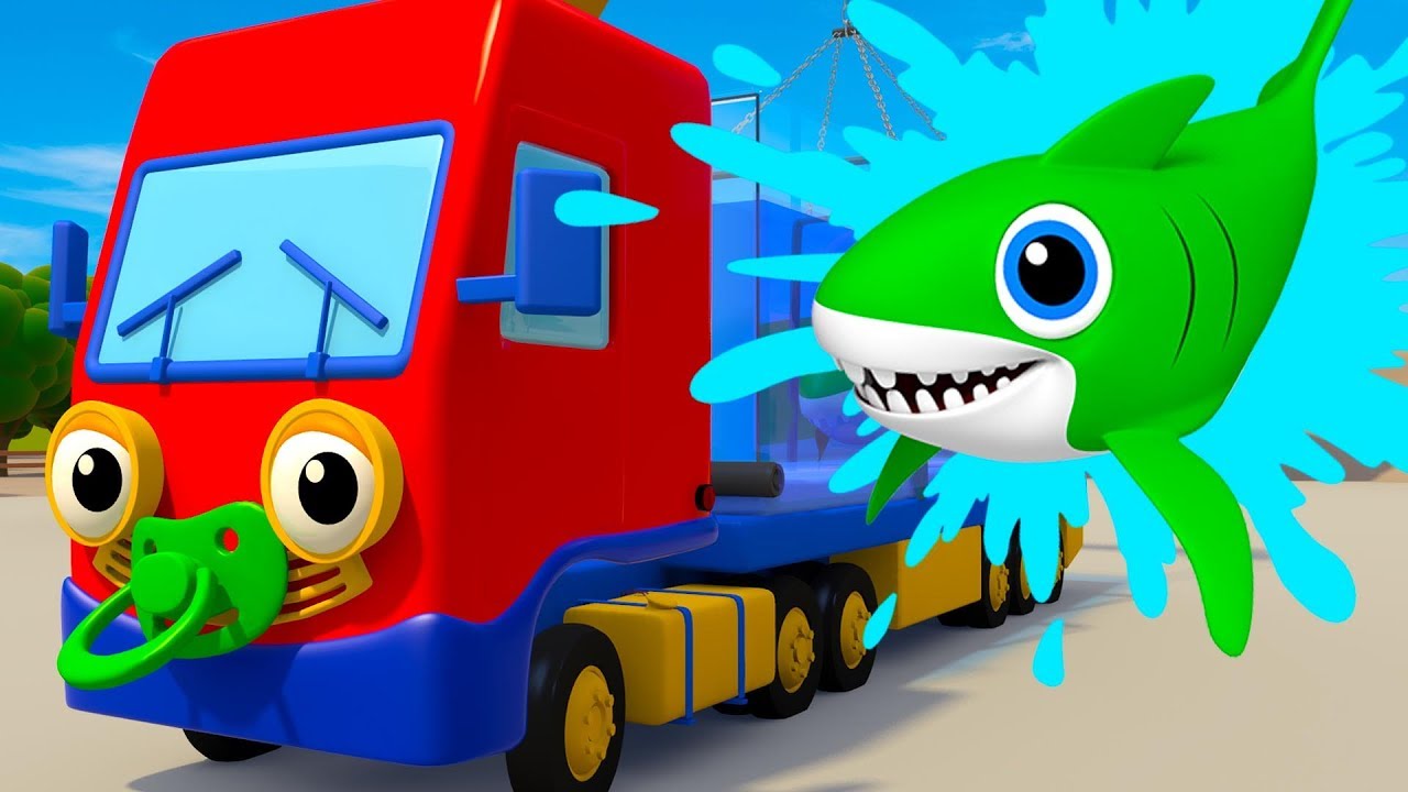 Baby Shark Song vs Baby Truck | Kids Songs | Nursery Rhymes | Gecko's ...