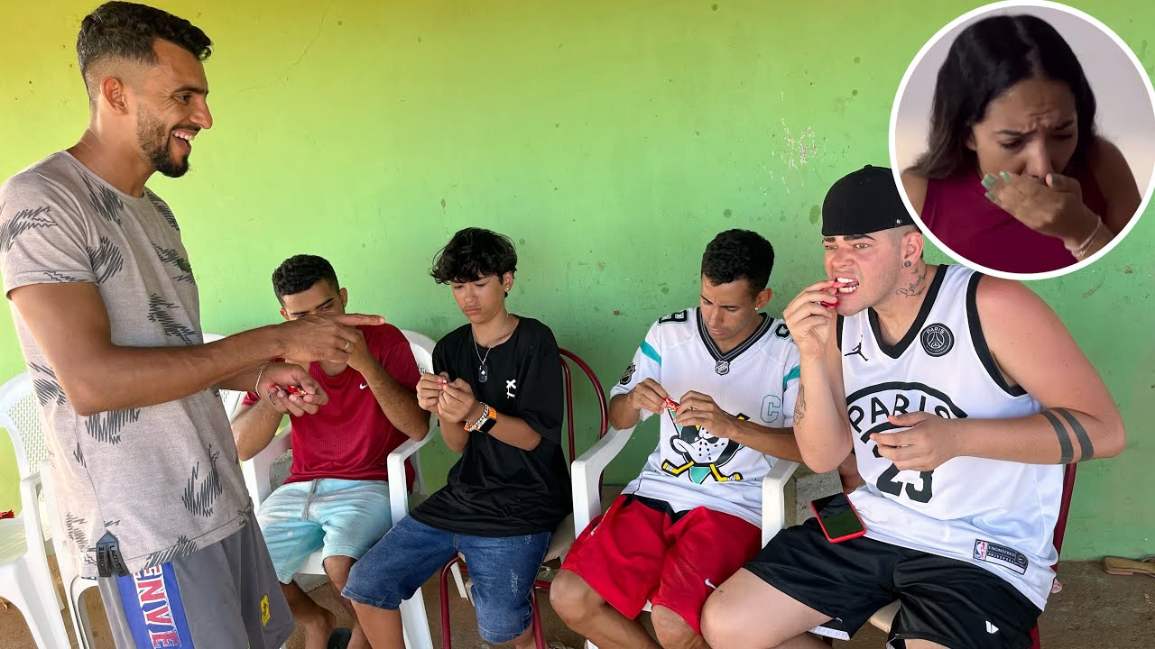 TROLLEI TODOS DA CASA COM PlMENTA NO CHICLETE