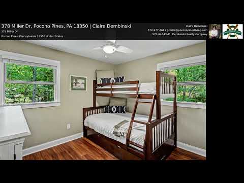 378 Miller Dr, Pocono Pines, PA home video tour