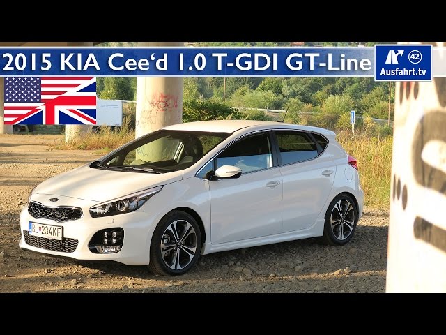 2015 Kia Cee'D 1.0 T-Gdi Gt-Line - Test, Test Drive And In-Depth Review  (English) - Youtube