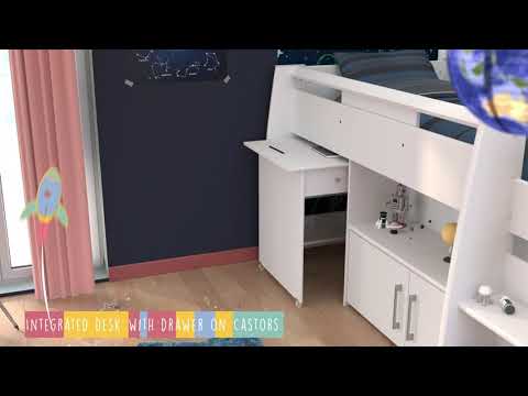 Parisot Swan Midsleeper Cabin Bed - video from Family Window