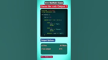 Guess the Output ❓ Switch-case Code Quiz #37🤔‼️ #cs #coding #problemsolving #codinginterview #viral