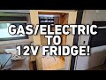 Switching RV from GAS/Electric to 12volt Fridge! Installing an Everchill Fridge