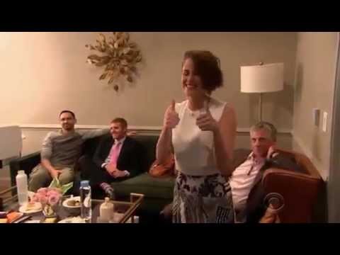 Kristen Stewart introduced by James Cordon at the late late show