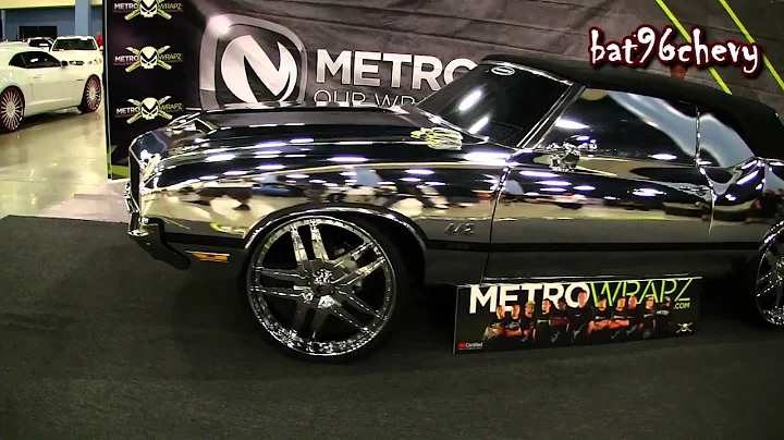 CHROME WRAP Olds Cutlass 442 Vert on 26" Forgiatos - 1080p HD