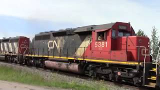 RARE!  CN 520 Heads South At Looma AB