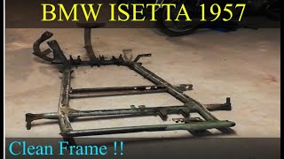 BMW Isetta restoration Ep 4 Frame stripping