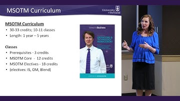 Pamplin School of Business MS Operations & Technology Management