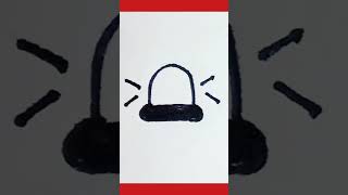 Emergency Siren Draw #shorts #youtubeshorts #drawing