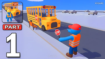 School Driver - Gameplay Walkthrough Part 1 - School Bus Driver Job (Android, iOS)