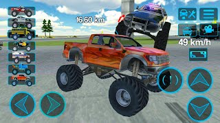 Giant Monster Trucks Offroad Highest Ramps Stunt Racing 3D Simulator - Android IOS Gameplay. screenshot 2