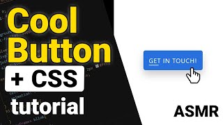 ASMR programming | Cool button hover effect (simple css project)