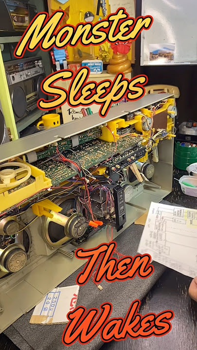 Monster sleeps, then wakes #boombox #funky #gf777