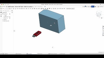 OnShape - Cavity using another part (Boolean - Remove)