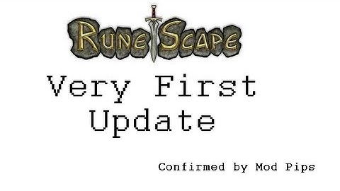 Very First Old School Runescape Update - 2007 servers Updates - Runescape