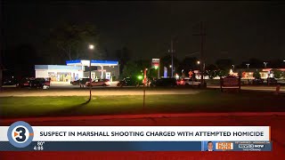 'I made a dumb decision': Suspect in Marshall shooting charged with attempted homicide