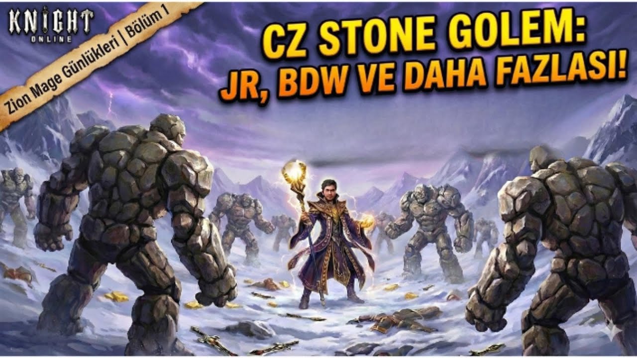 CZ STONE GOLEM, JR VE BDW YENİ SERİMİZ BAŞLADI | ZION Mage Günlükleri #1