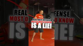 Real knife defense! Most of what you know is a LIE #filipinomartialarts #martialarts #selfdefense