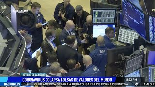 Colapsan bolsas de valores del mundo por Covid-19; reportaje El Heraldo TV