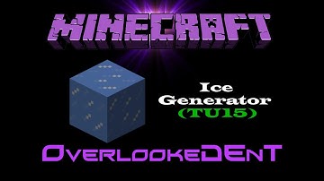 Ice Generator (TU15) - Minecraft Xbox 360/PS3 - [Tutorial]