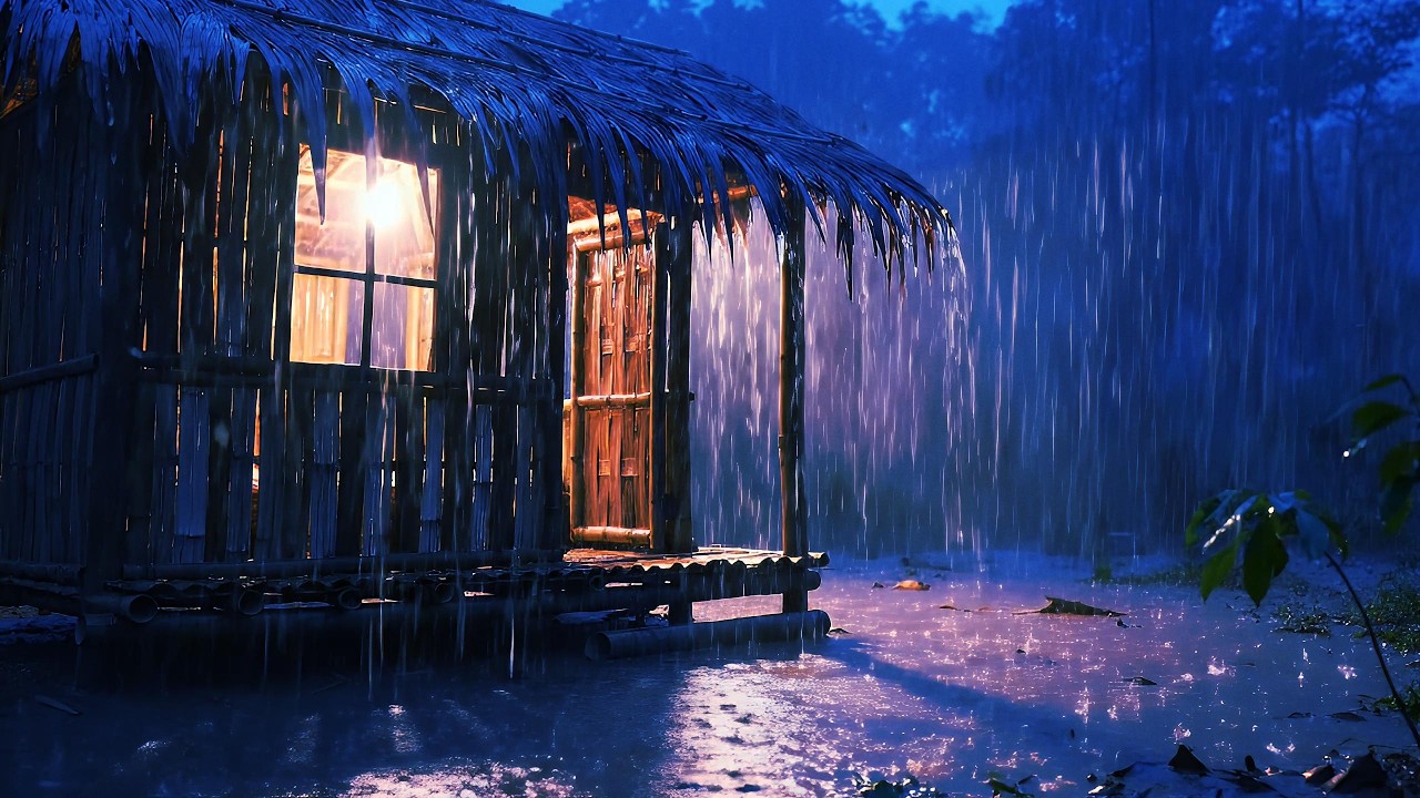 Rain Sounds for Sleeping – Natural Rain & Thunder Sounds for Deep Sleep, Relaxation & Stress Relief