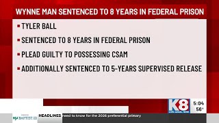 Wynne man sentenced to 8 years in federal prison for child sexual abuse material