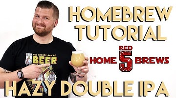 Homebrew Tutorial: Grain to Glass Foggy Hazy Double IPA (How to Brew)